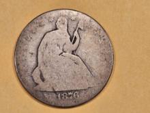 * Semi-Key 1876-CC Seated Liberty Half Dollar