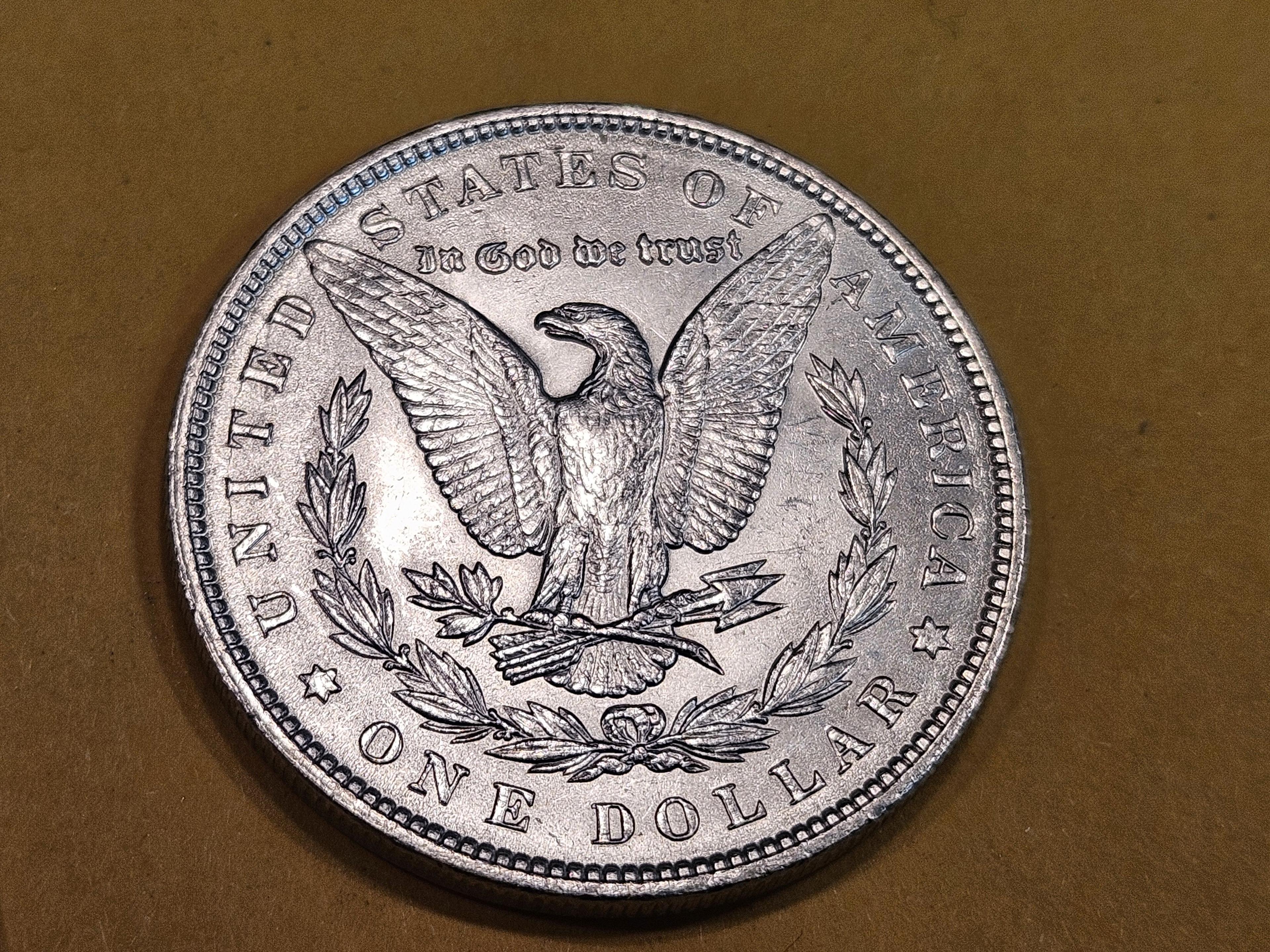 Brilliant Uncirculated Plus 1889 Morgan Dollar