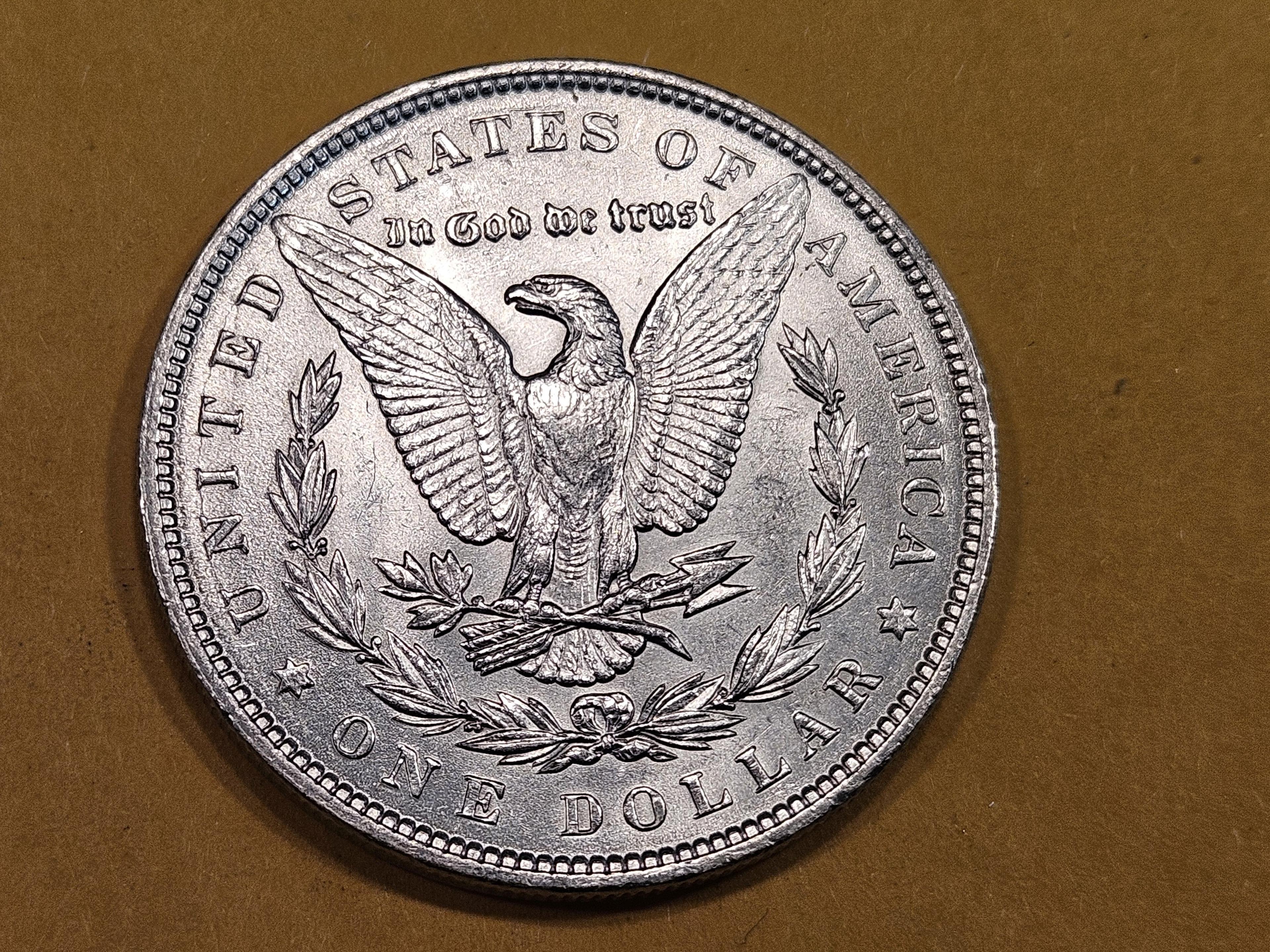 Brilliant Uncirculated Plus 1889 Morgan Dollar