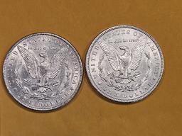 1886 and 1896 Morgan Dollars