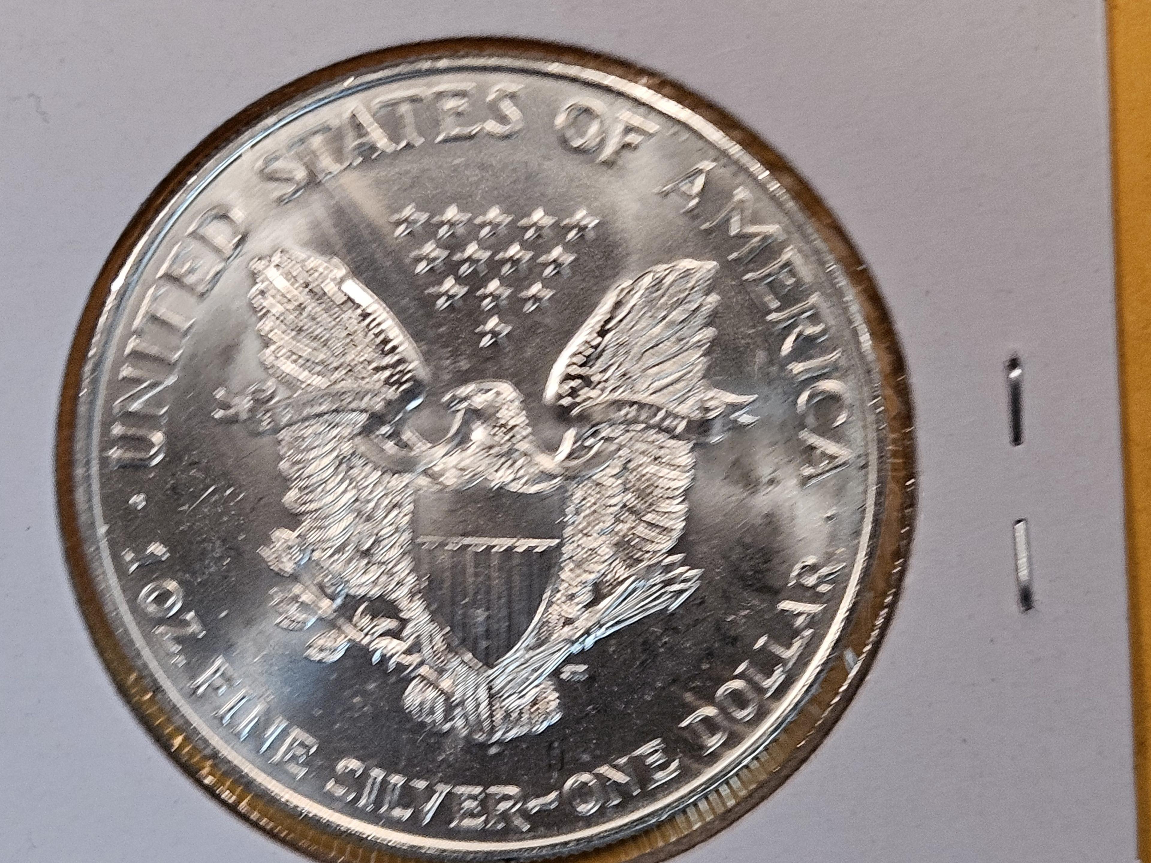 Semi-Key Brilliant Uncirculated 1994 American Silver Eagle