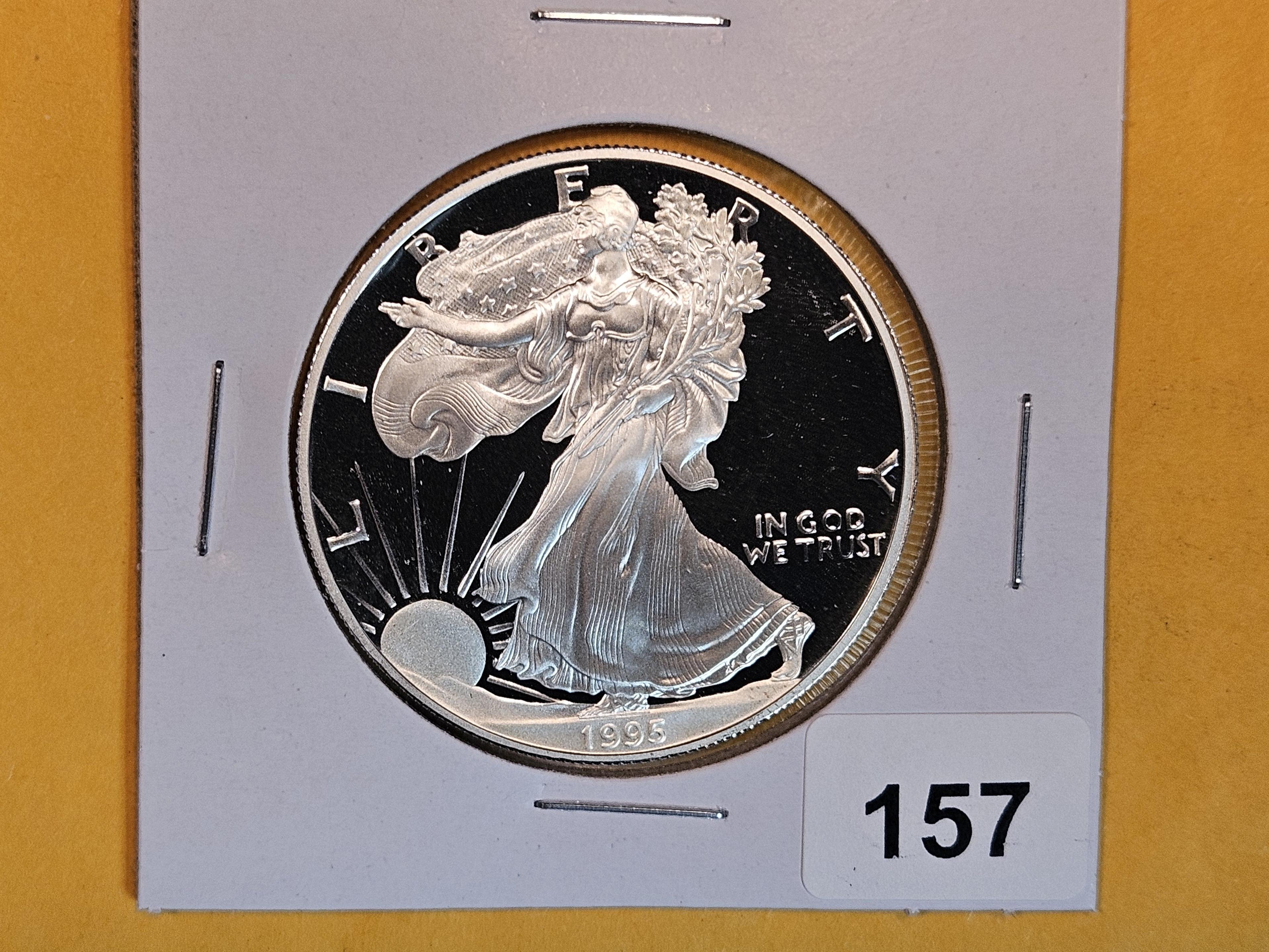 GEM Proof Deep Cameo 1995-P American Silver Eagle