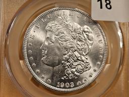 CAC! 1903 Morgan Dollar in Mint State 63