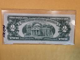 Star Note 1963-A Two Dollar Red Seal