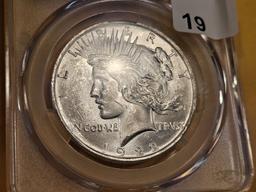 CAC! 1922 Peace Dollar in Mint State 62