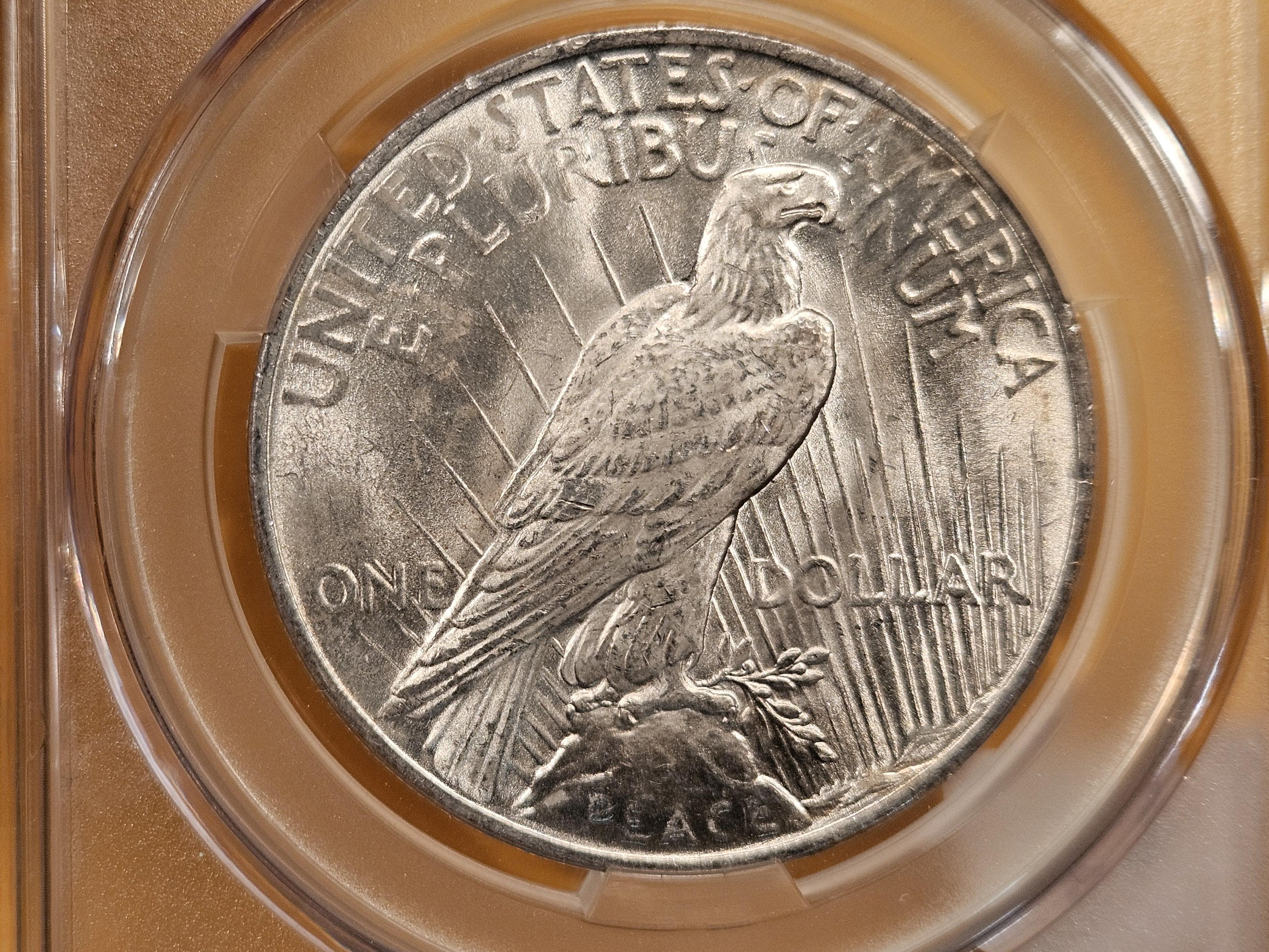 CAC! 1922 Peace Dollar in Mint State 62