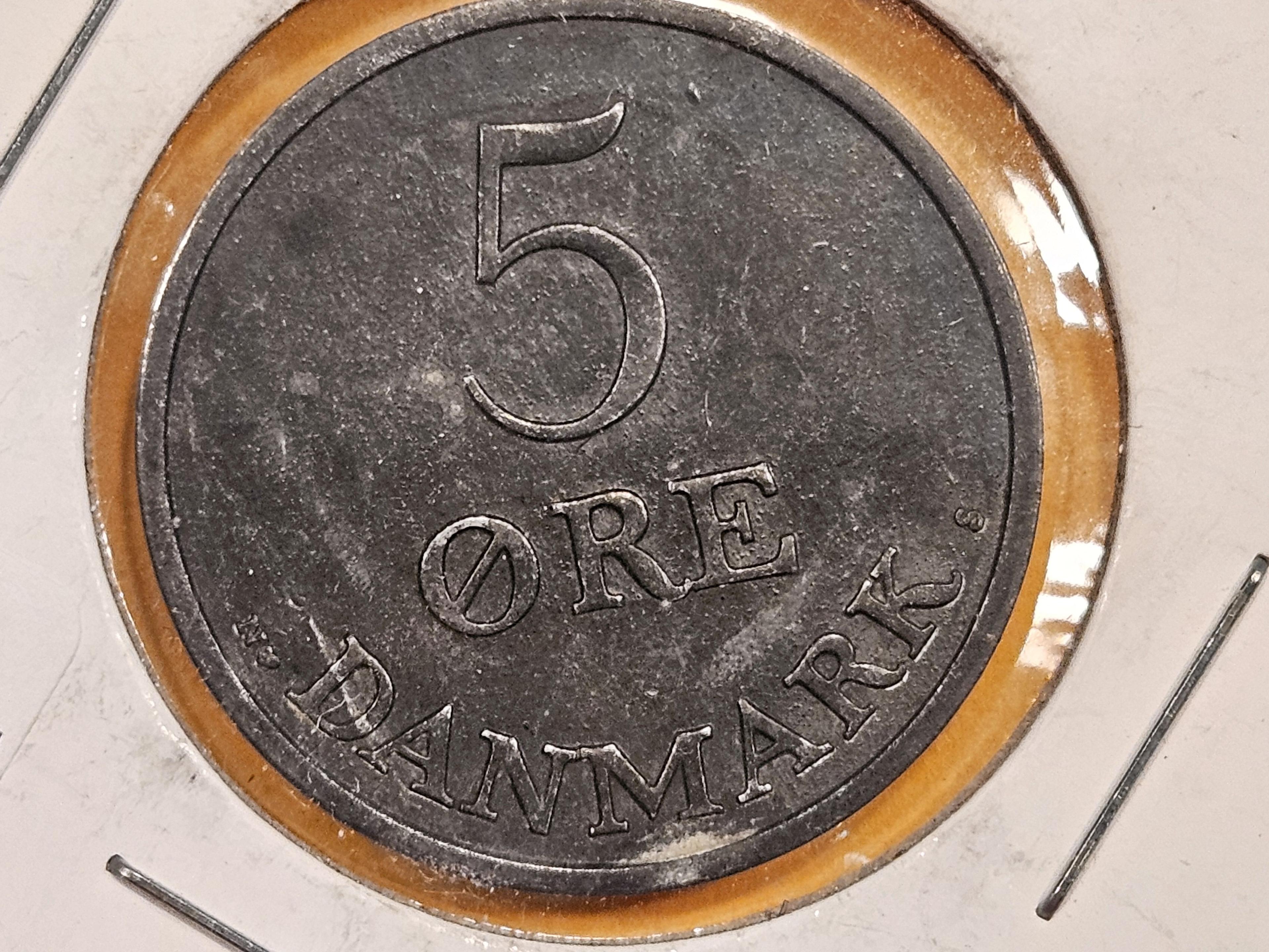 Uncirculated 1954 Denmark 5 ore