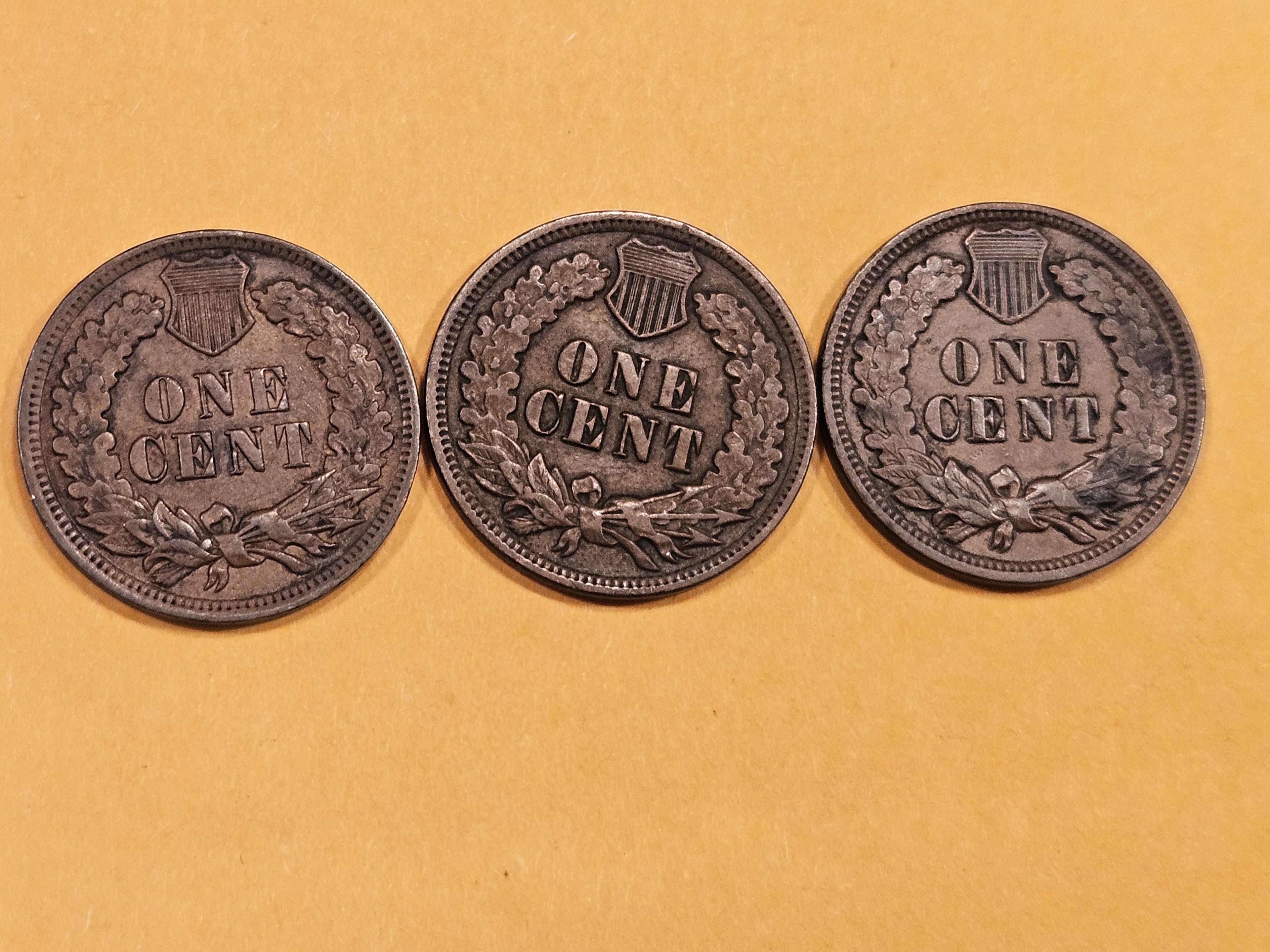 1903, 1904, and 1908 Indian Cents