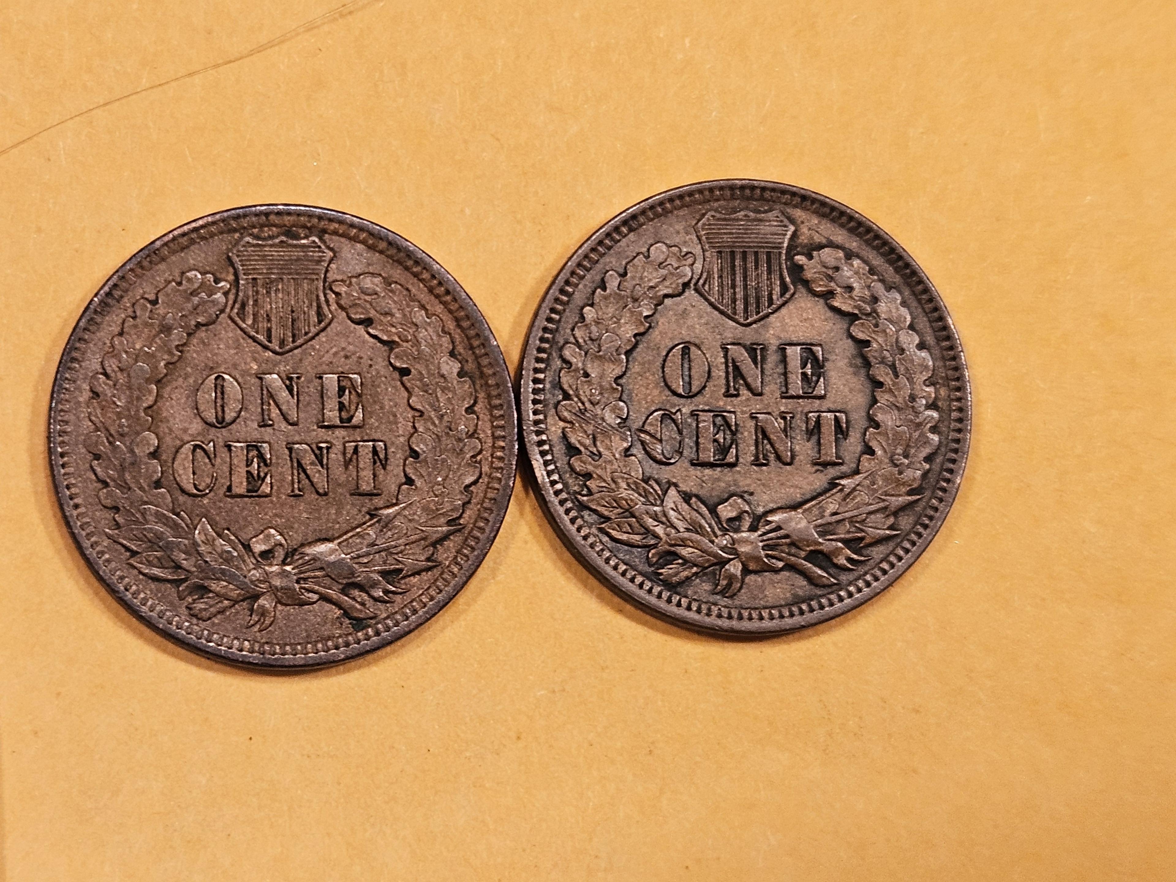 Two nice Uncirculated Indian Cents