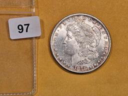 Choice Brilliant Uncirculated 1878-S Morgan Dollar