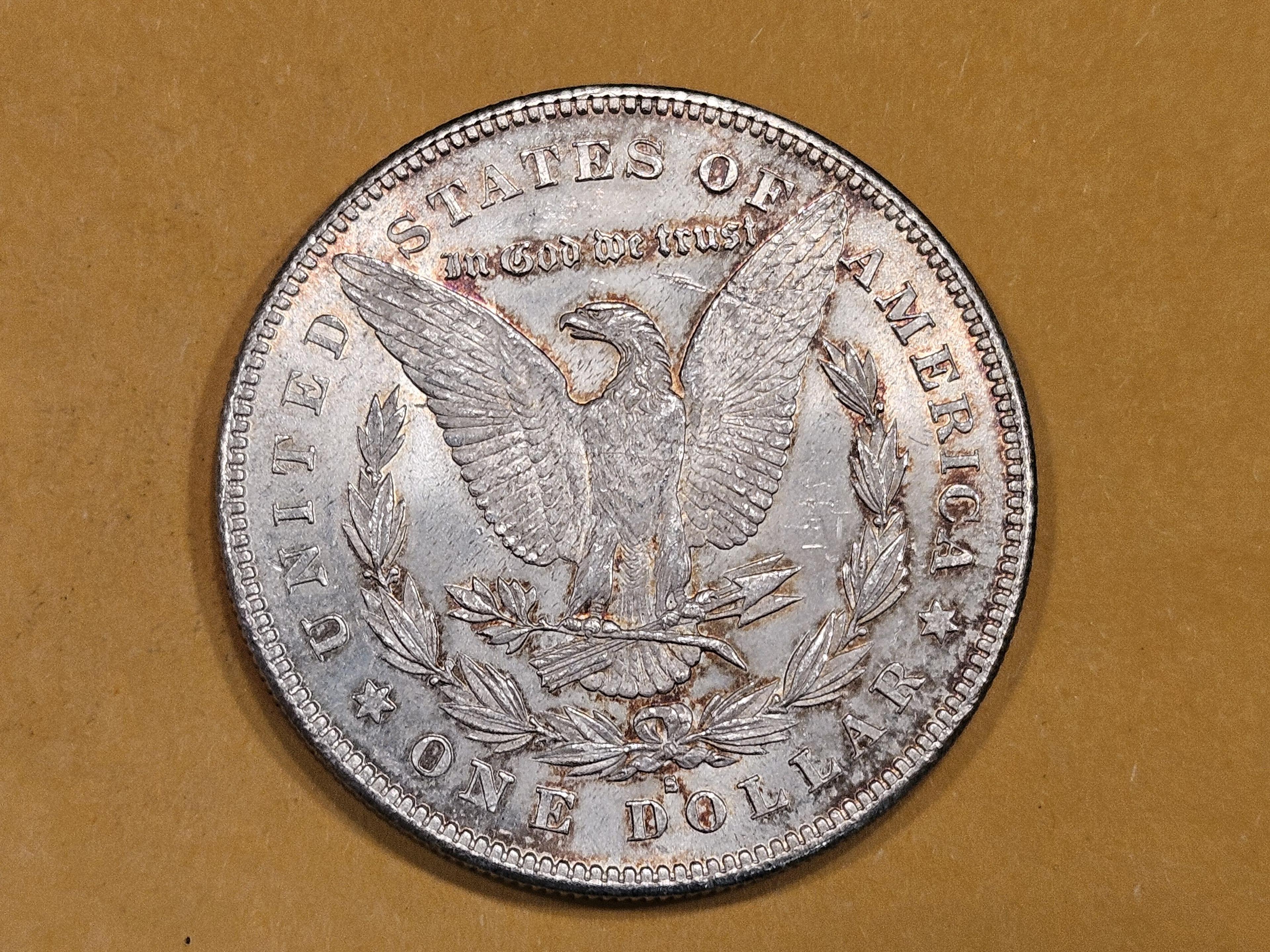 Choice Brilliant Uncirculated 1878-S Morgan Dollar