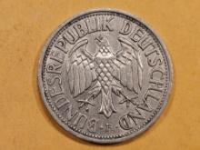 Better 1955-F West Germany 1 deutschemark