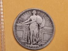 1917 Type 1 Standing Liberty Quarter