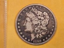 ** KEY DATE ** 1890-CC Morgan Dollar in Very Fine