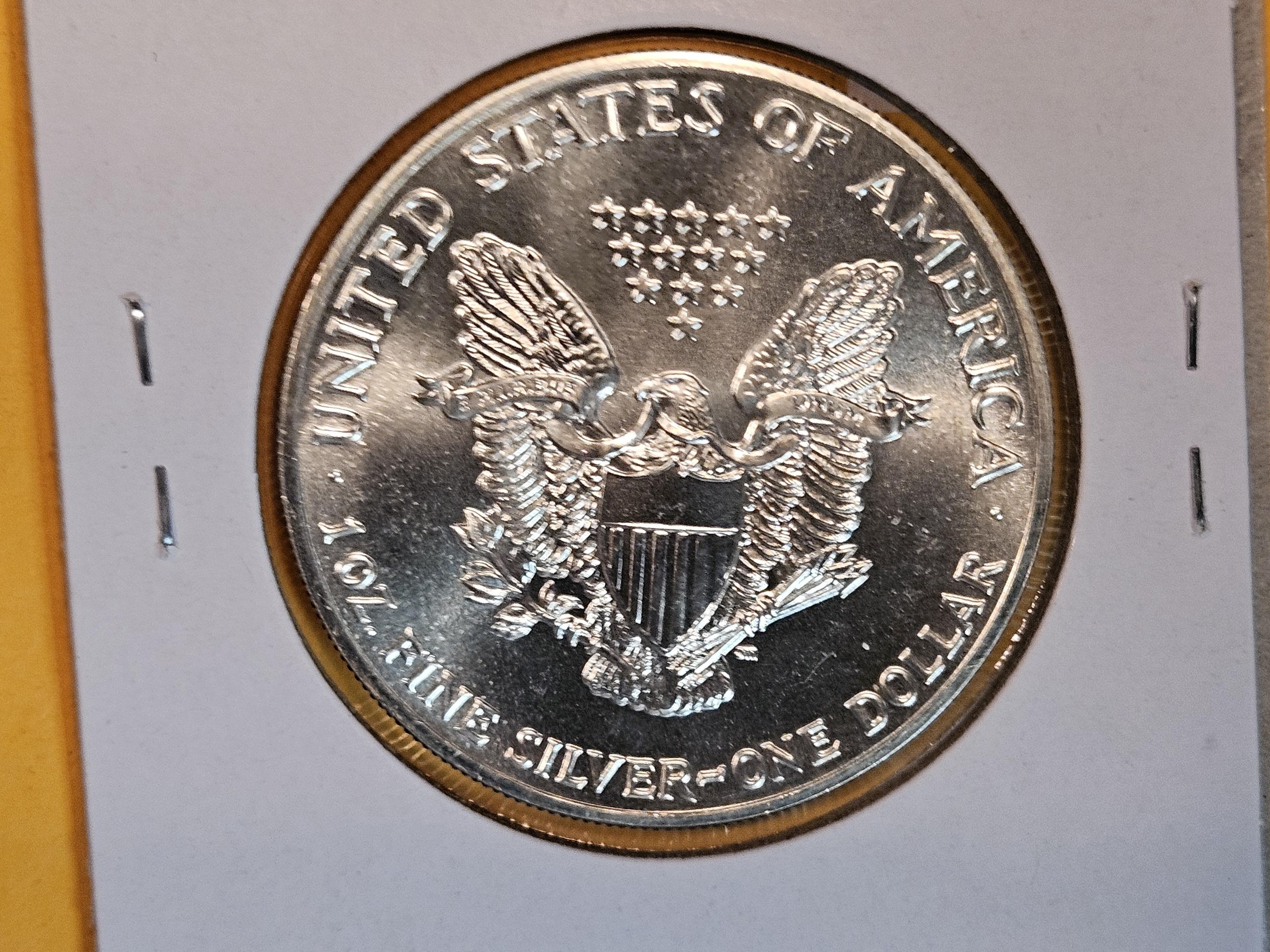 GEM Brilliant Uncirculated 1989 American Silver Eagle