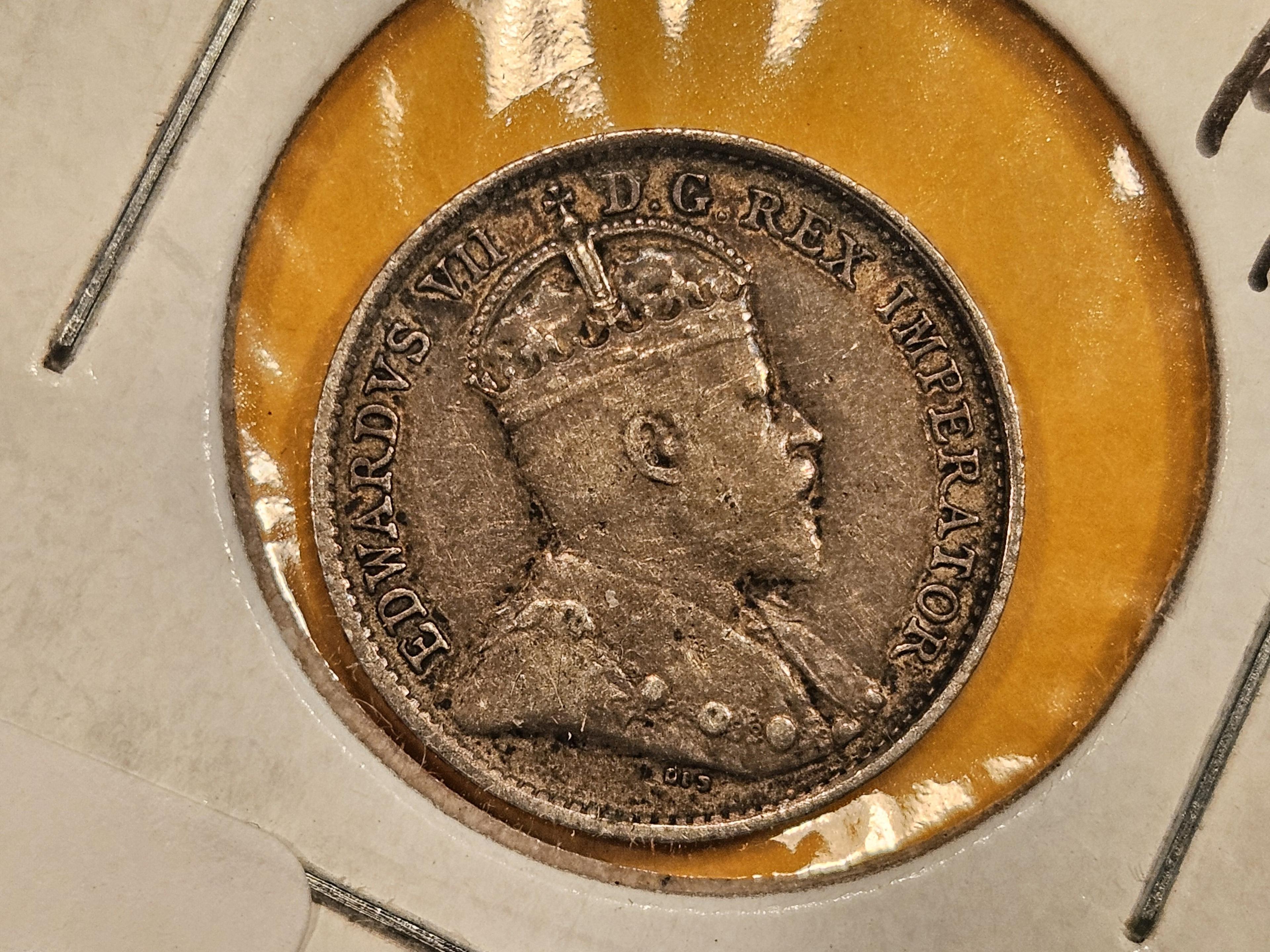 1908 Canada 5 cents