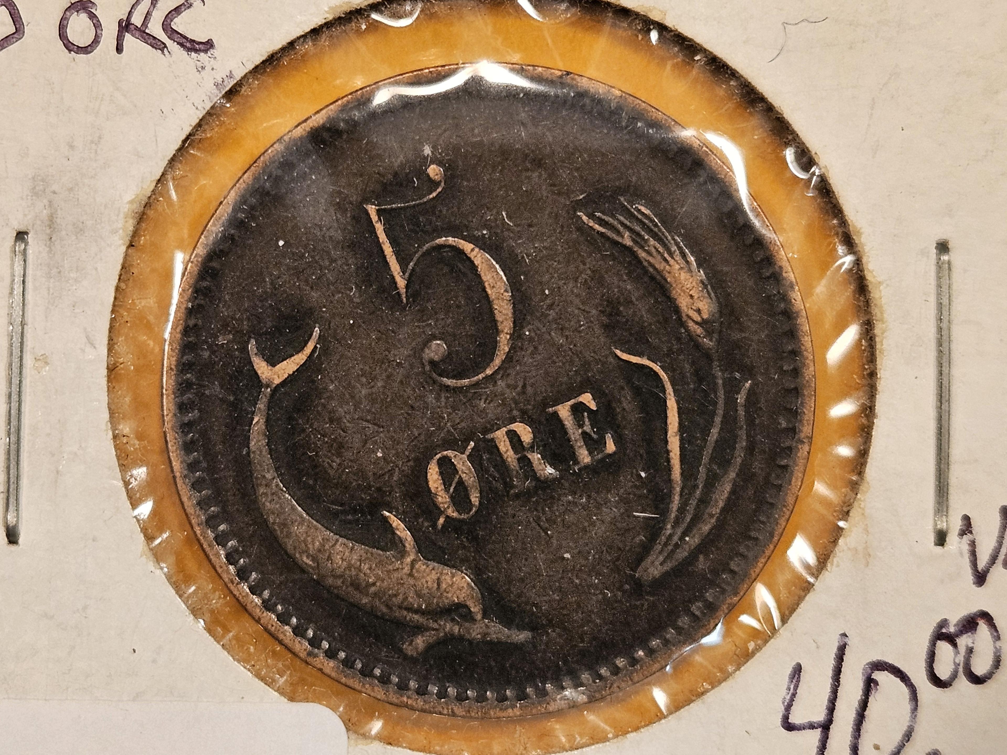 1884 Denmark 5 ore