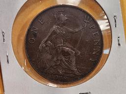1918 Great Britain penny