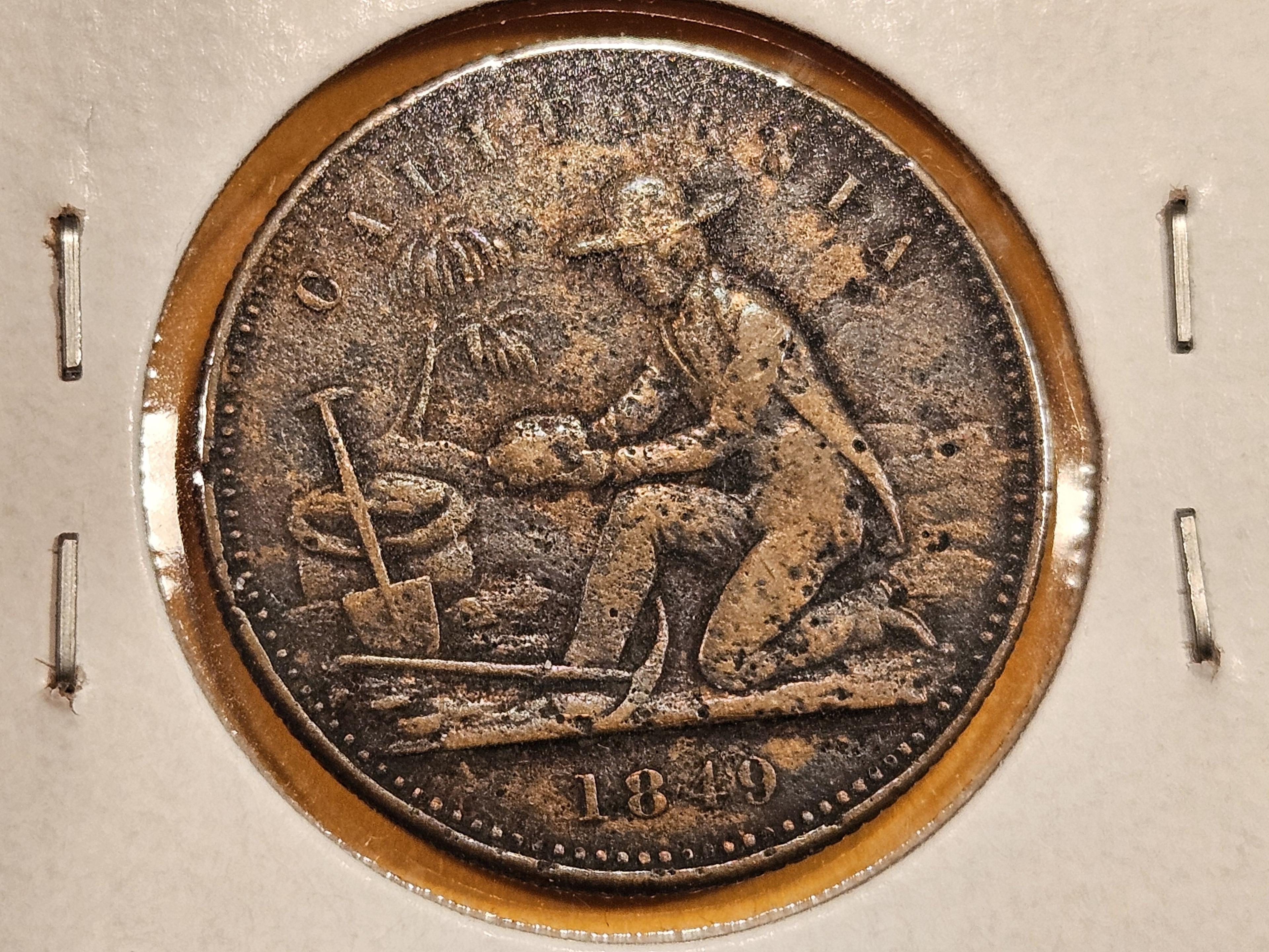 1849 California Gold Rush Token