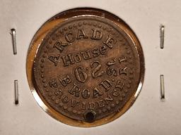 Uncirculated 1864 Civil War Token Merchant's Store Card
