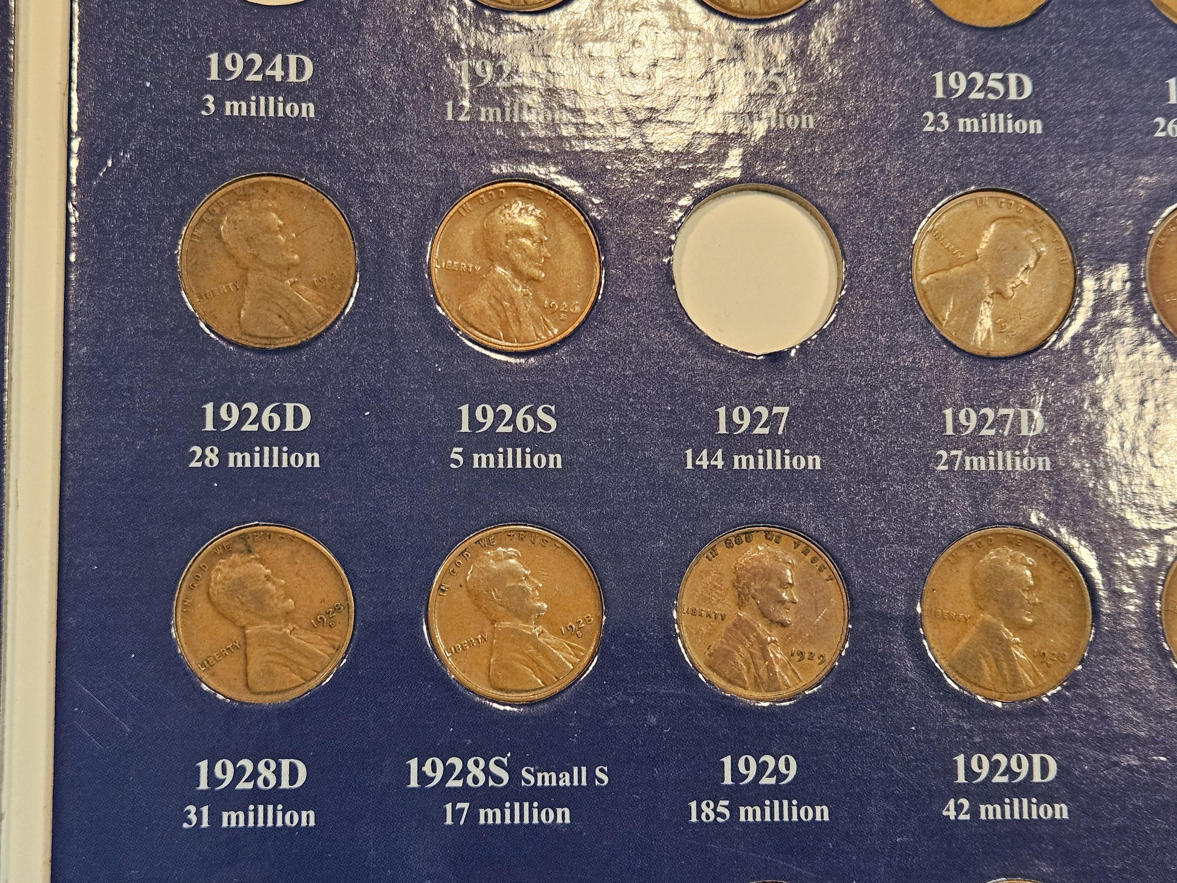 Very nice, fairly full, Lincoln Wheat cent Set