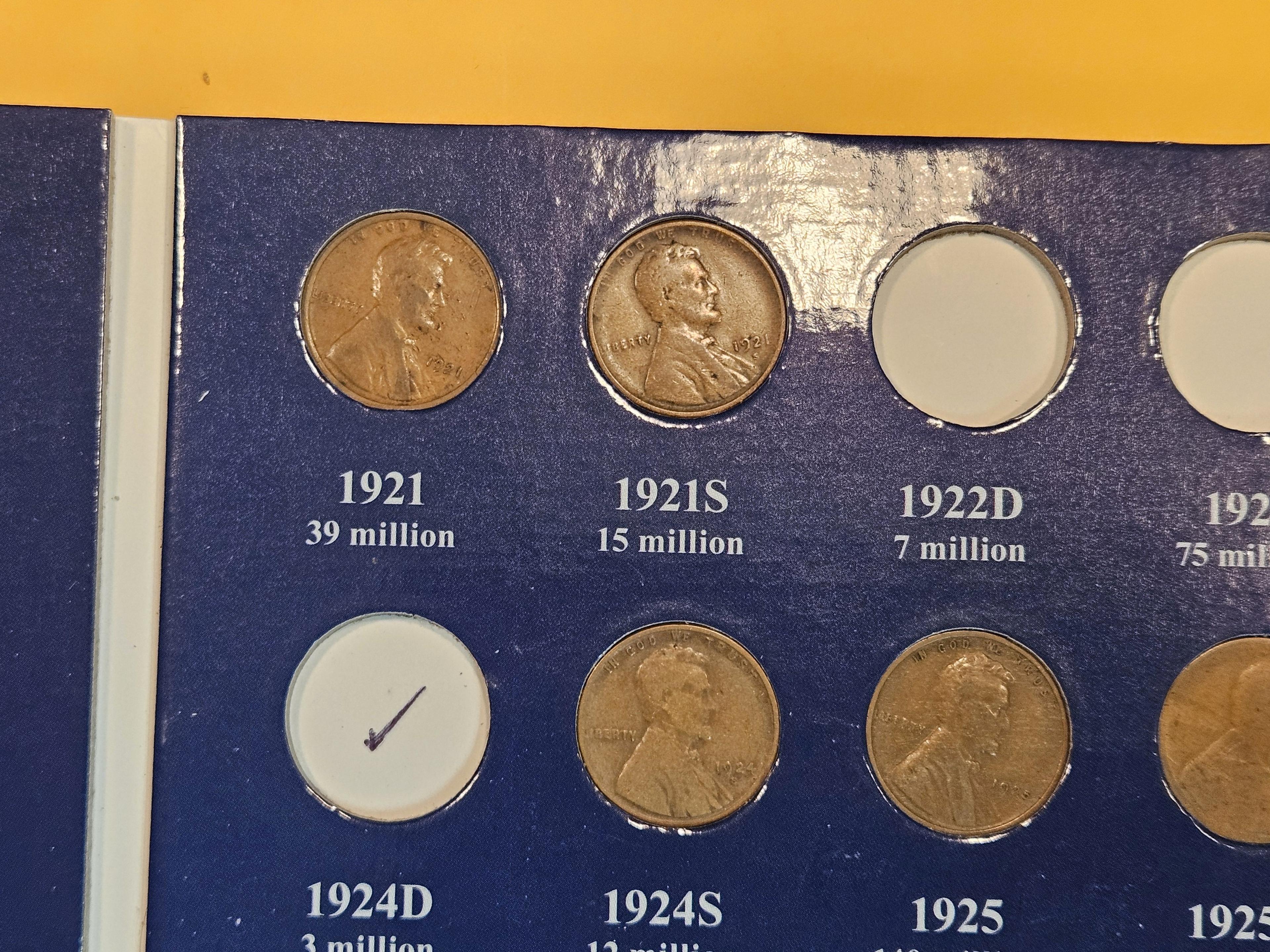 Very nice, fairly full, Lincoln Wheat cent Set