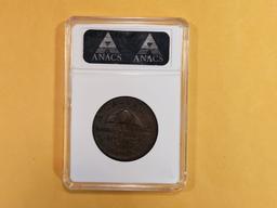 * ANACS 1837 Hard Times Token in Very Fine - 30