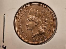 Very Choice Brilliant Uncirculated 1905 Indian Cent