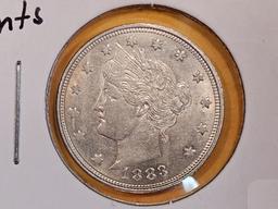 Brilliant Uncirculated plus 1883 No Cents Liberty "V" Nickel
