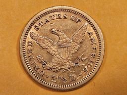 GOLD! Brilliant About Uncirculated plus 1879 Gold $2.5 Liberty Head