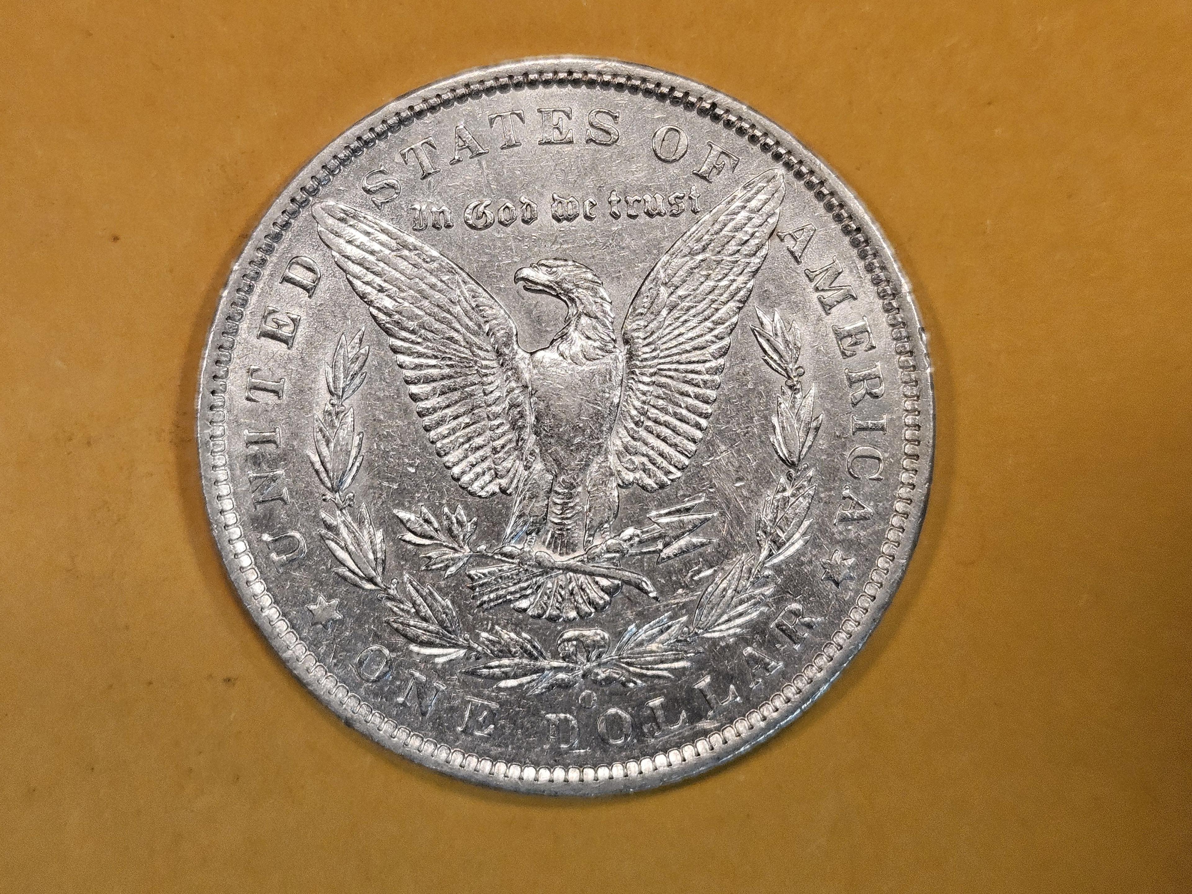 ** KEY GRADE! 1886-O Morgan Dollar in About Uncirculated plus