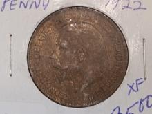 1922 Great Britain penny