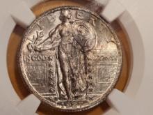 GEM! NGC 1927 Standing Liberty Quarter in Mint State 65