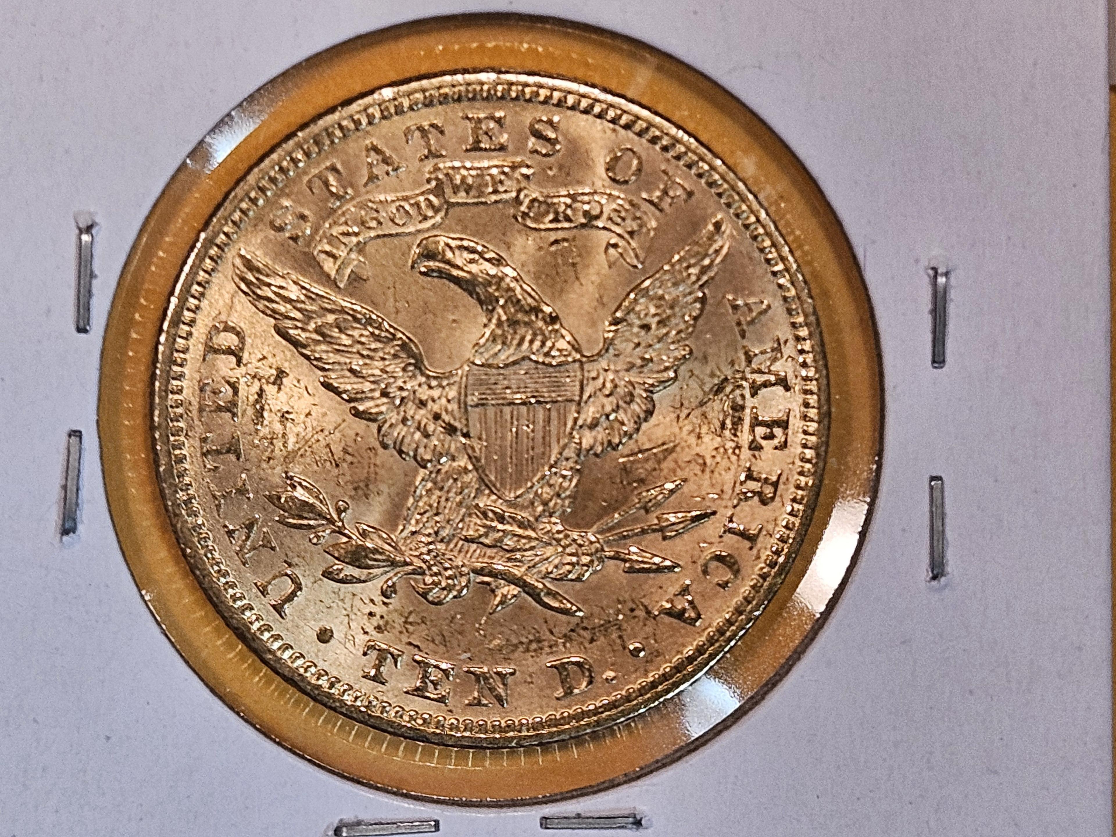 GOLD! Brilliant Uncircualted 1894 Gold Liberty head Ten Dollars