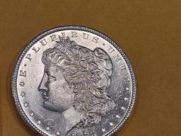 Choice Brilliant Uncirculated plus 1878-S Morgan Dollar