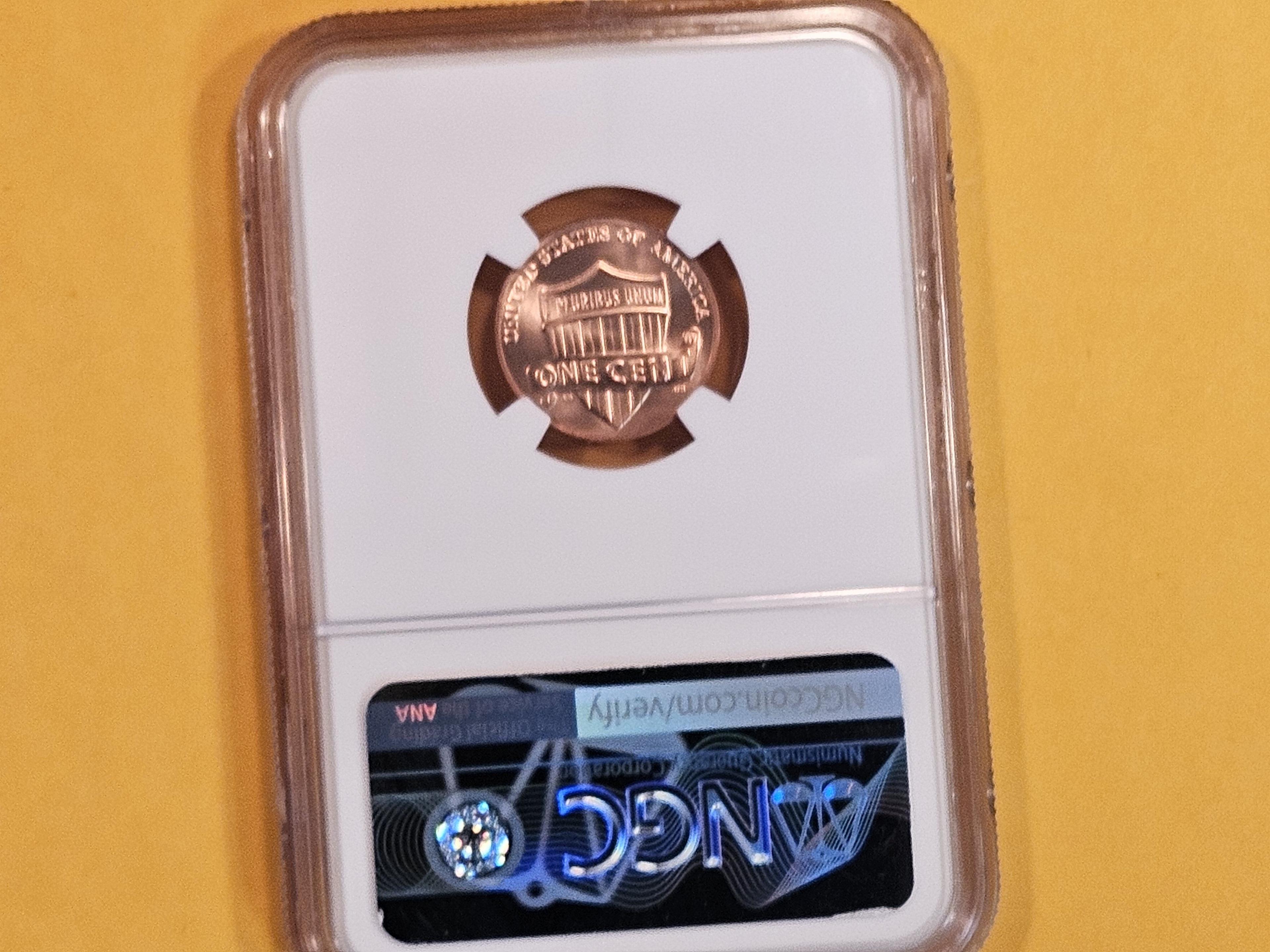 GEM! NGC 2019-W Lincoln Shield Cent in Mint State 69 RED