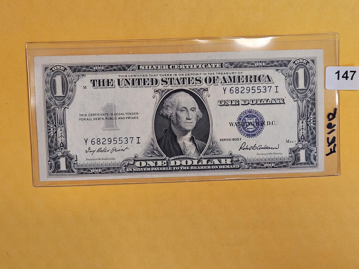 Crisp Uncirculated 1935-F One Dollar Silver Certificate