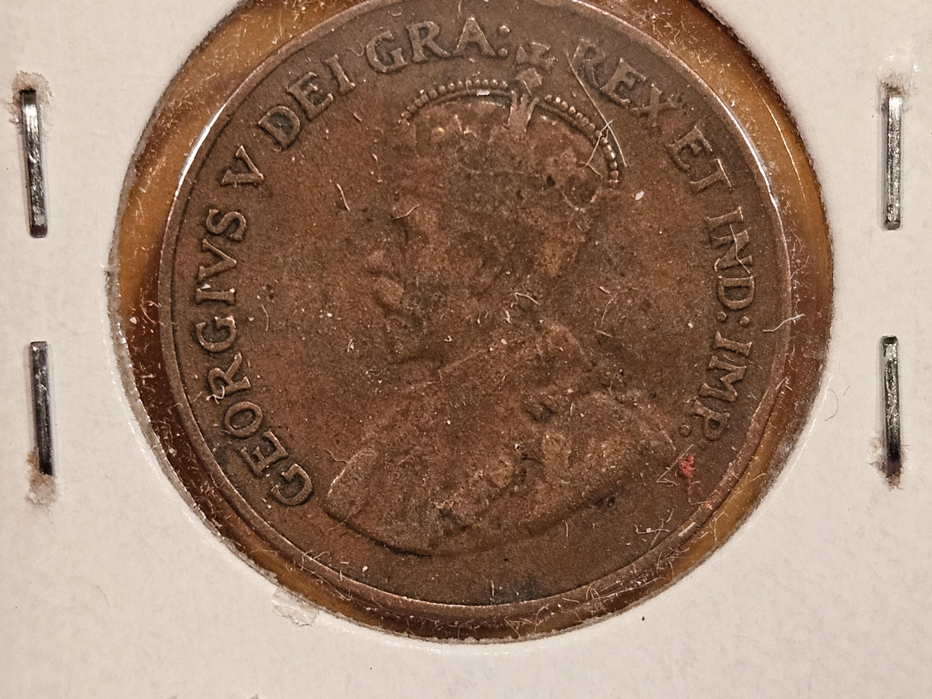 Semi-Key 1923 Canada one cent