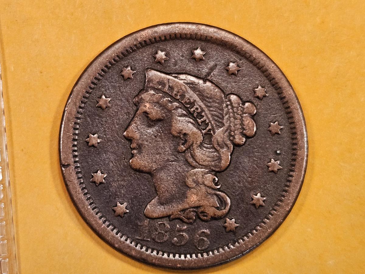 1856 Braided hair Large Cent