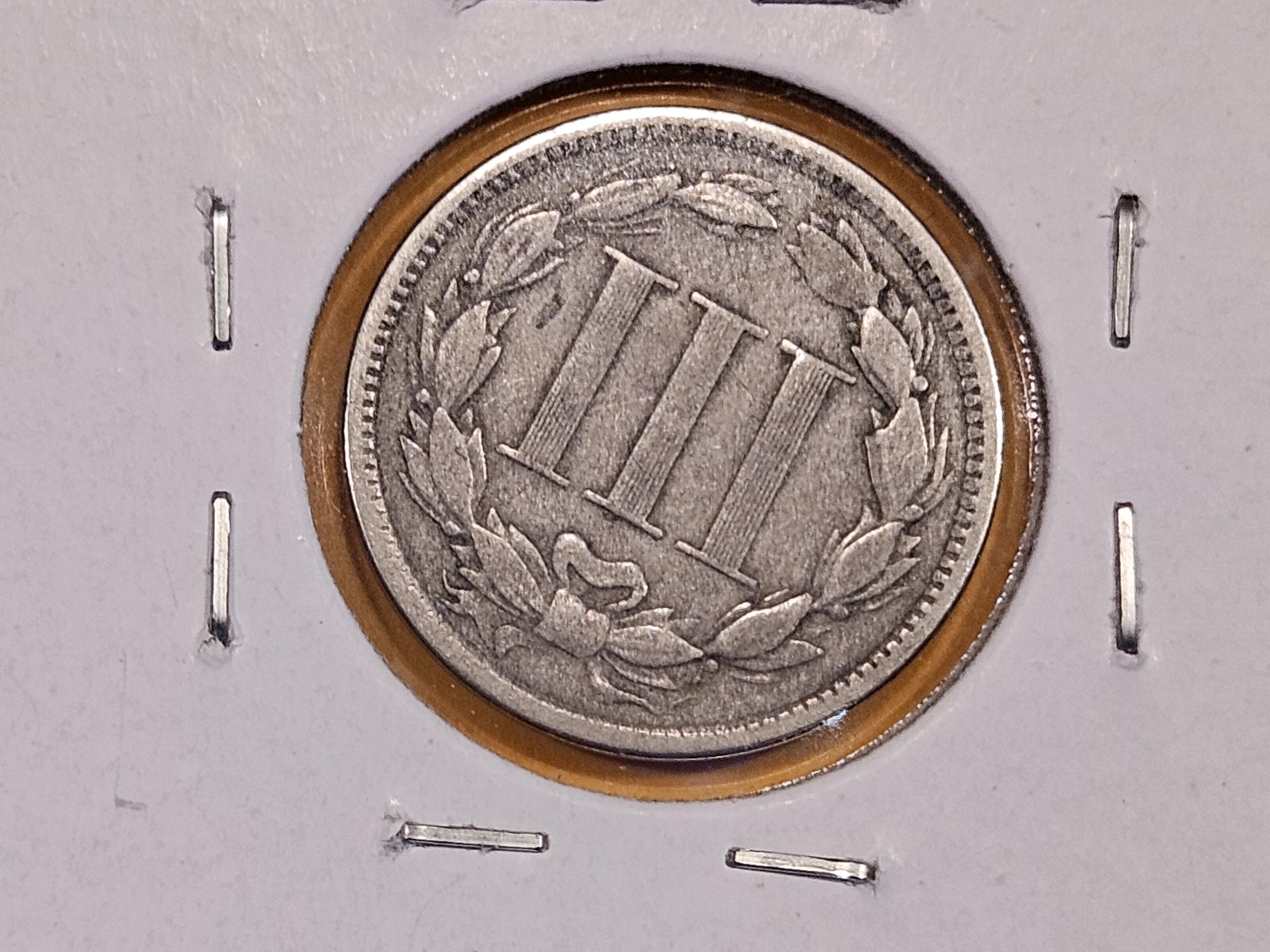 1866 and 1867 Three Cent Nickels