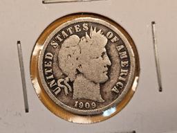 Better Date 1909-S Barber Dime