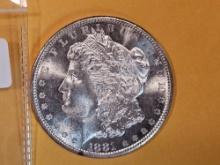 Very Choice Brilliant Uncirculated plus 1881-S Morgan Dollar