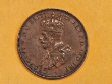 1927 Australia Penny in Extra Fine