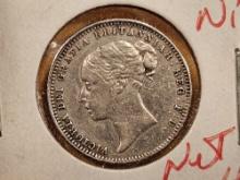 1874 Great Britain silver 6 pence