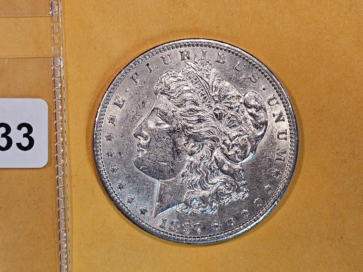 Better 1897-S Morgan Dollar