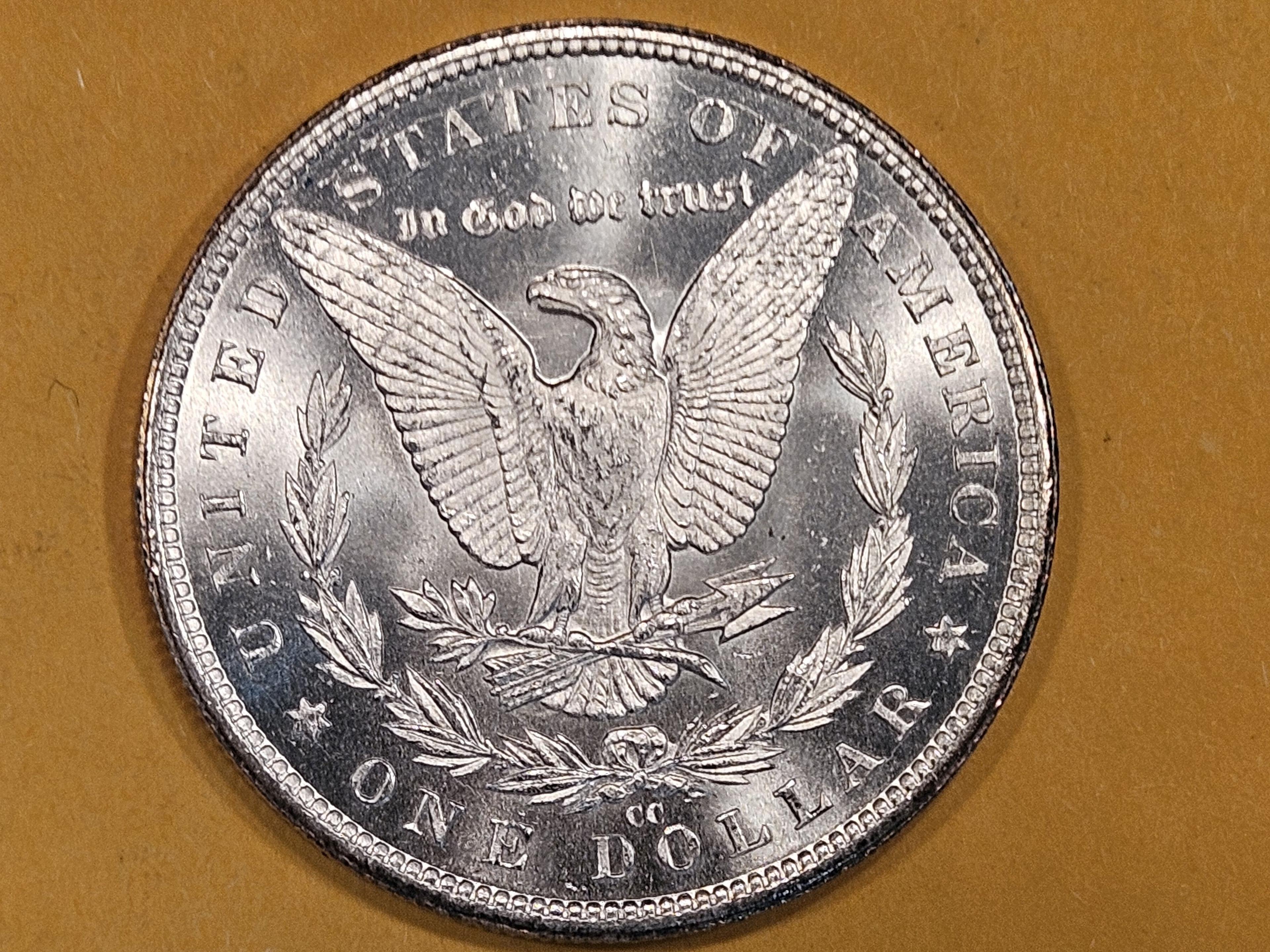 ** KEY DATE ** 1883-CC Morgan Dollar in Very Choice Brilliant Uncirculated