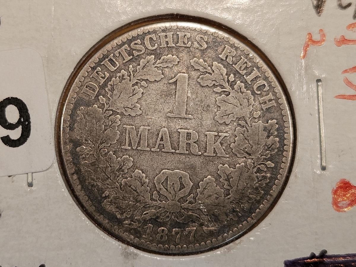 1877-B Germany one mark