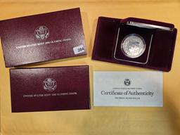 1988 Olympic Proof Deep Cameo Commemorative Silver Dollar