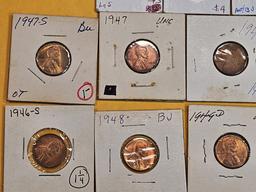 Twelve Better grade Wheat cents