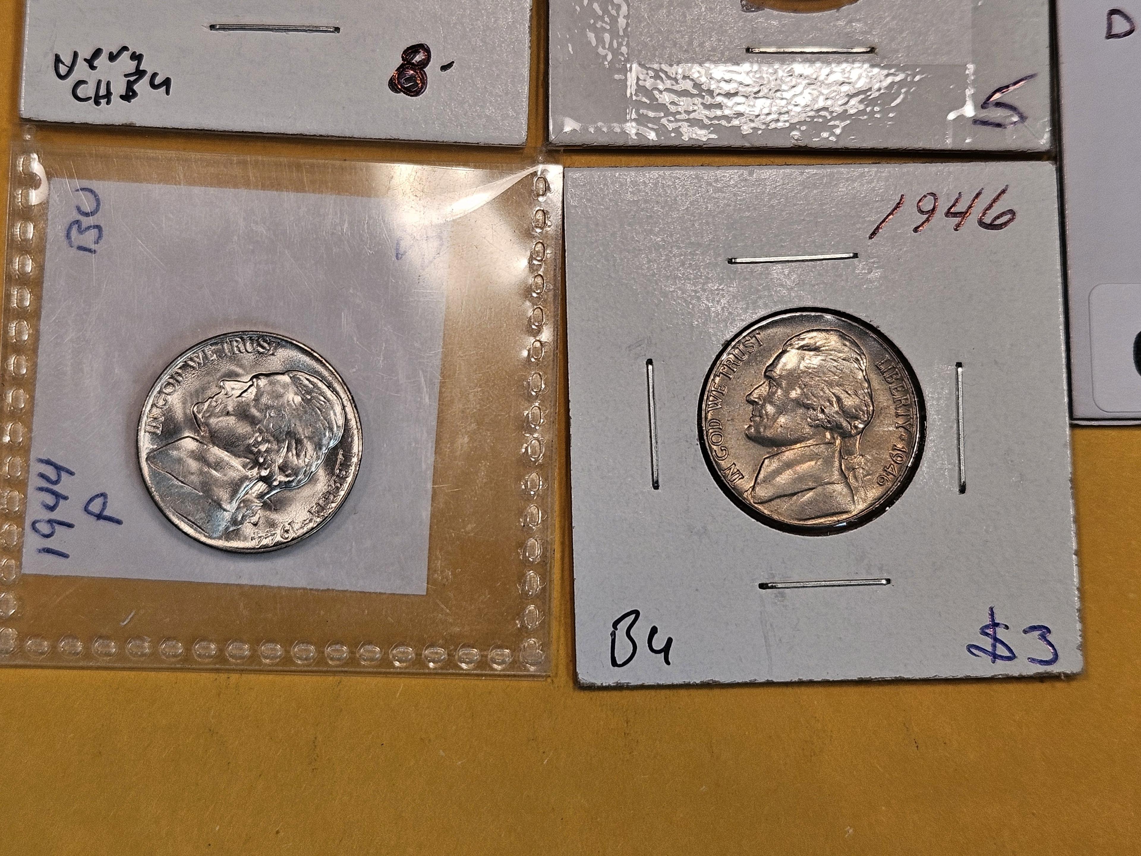 Five Nicer mixed Nickels